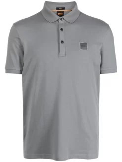 Herren BOSS Poloshirt Mit Logo-Patch