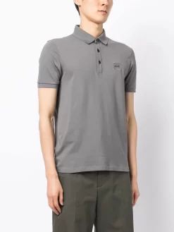 Herren BOSS Poloshirt Mit Logo-Patch -Modekollektions geschäft 19235181 42288645 1000