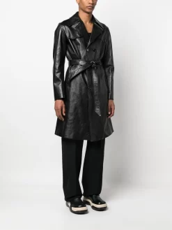 Herren Gucci Trenchcoat Mit Gürtel -Modekollektions geschäft 19246091 43979782 1000