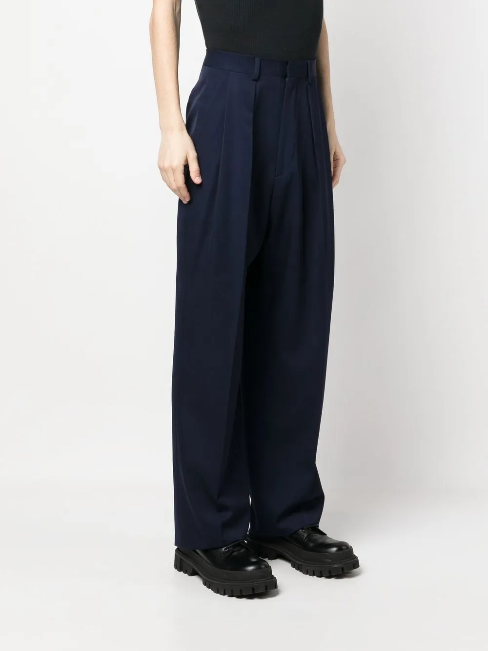 Herren Moschino Weite High-Waist-Hose 3 Herren Moschino Weite High-Waist-Hose – Bild 3