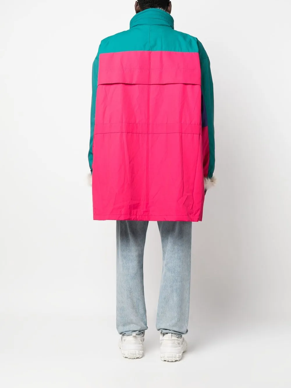 Herren Martine Rose Wendbarer Mantel In Colour-Block-Optik 4 Herren Martine Rose Wendbarer Mantel In Colour-Block-Optik – Bild 4