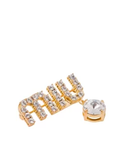 Damen Miu Miu Brosche Mit Kristallen -Modekollektions geschäft 19299009 42800101 1000