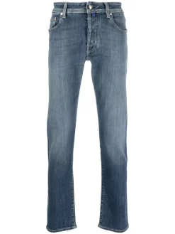 JACOB COHEN Herren Jacob Cohën Slim-Fit-Jeans Mit Logo-Patch