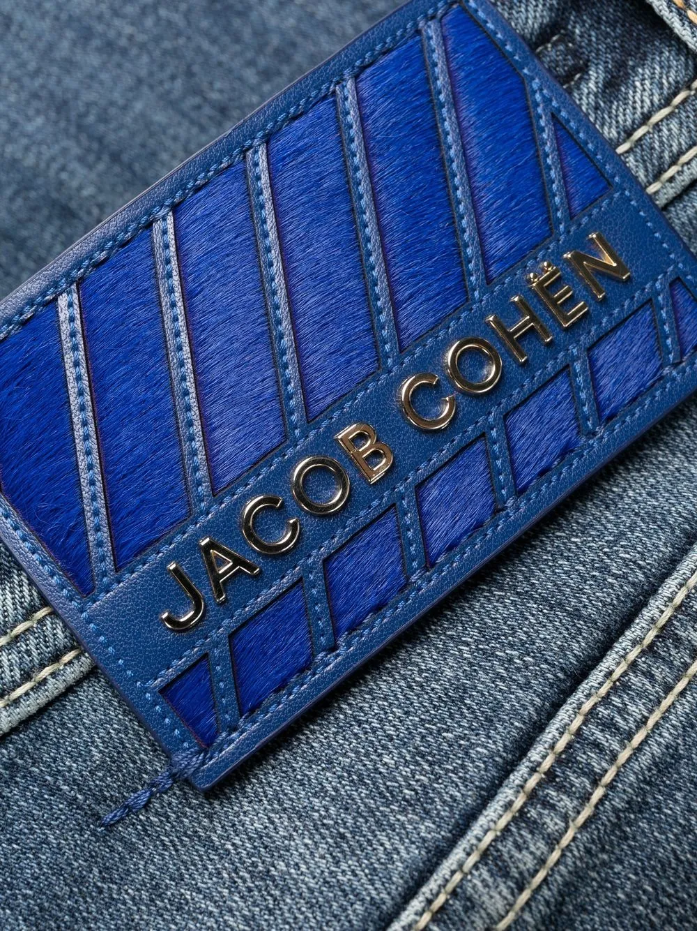 JACOB COHEN Herren Jacob Cohën Slim-Fit-Jeans Mit Logo-Patch 6 JACOB COHEN Herren Jacob Cohën Slim-Fit-Jeans Mit Logo-Patch – Bild 6