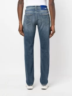 JACOB COHEN Herren Jacob Cohën Slim-Fit-Jeans Mit Logo-Patch 10 JACOB COHEN Herren Jacob Cohën Slim-Fit-Jeans Mit Logo-Patch -Modekollektions geschäft 19299449 42424142 1000