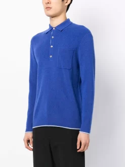 Herren N.Peal Poloshirt Aus Kaschmir -Modekollektions geschäft 19314675 43656741 1000