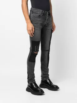 Herren Ksubi Van Winkle Copy Paste Trashed Skinny-Jeans -Modekollektions geschäft 19323411 42637499 1000