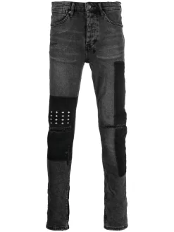 Herren Ksubi Van Winkle Copy Paste Trashed Skinny-Jeans