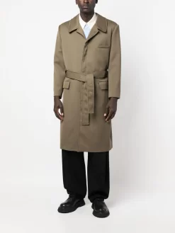 Herren MTL STUDIO Ermanno Mantel Mit Gürtel -Modekollektions geschäft 19329215 42441635 1000