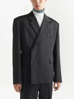 Herren Prada Doppelreihiges Sakko -Modekollektions geschäft 19349644 43202588 1000