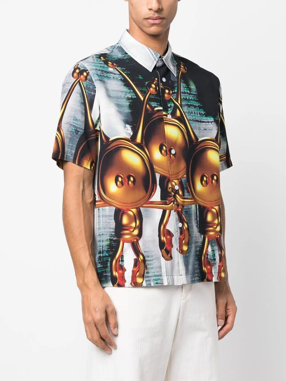 Herren Perks And Mini Hemd Mit The Marpies-Print 3 Herren Perks And Mini Hemd Mit The Marpies-Print – Bild 3