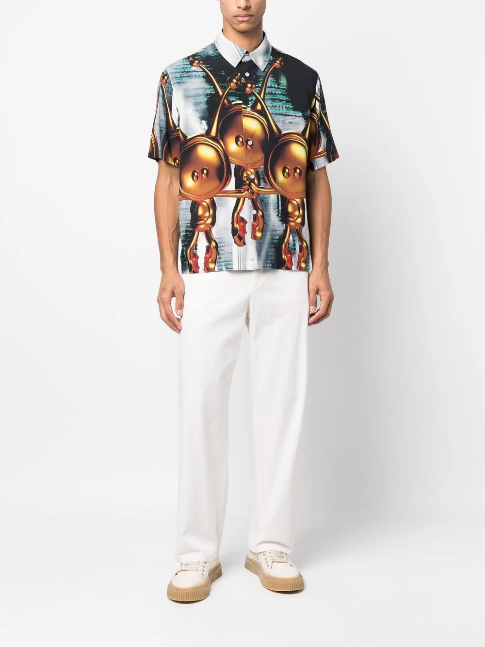 Herren Perks And Mini Hemd Mit The Marpies-Print 2 Herren Perks And Mini Hemd Mit The Marpies-Print – Bild 2