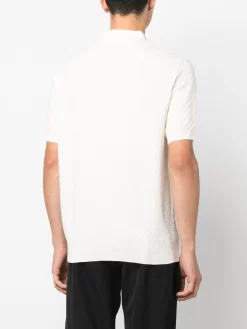 Herren Brioni Poloshirt Aus Geripptem Strick -Modekollektions geschäft 19374493 42577419 1000