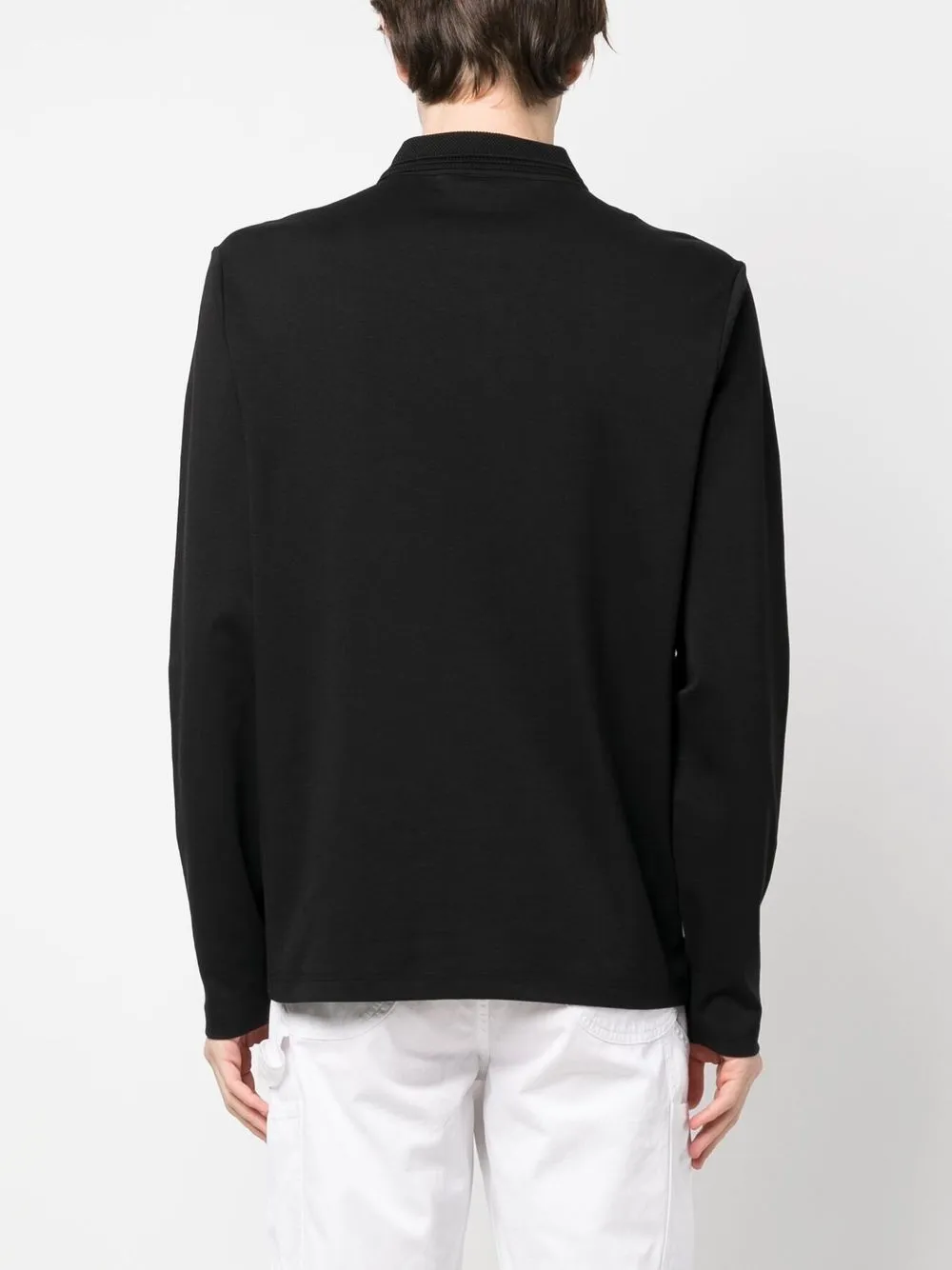 Herren Michael Kors Langärmeliges Poloshirt 4 Herren Michael Kors Langärmeliges Poloshirt – Bild 4