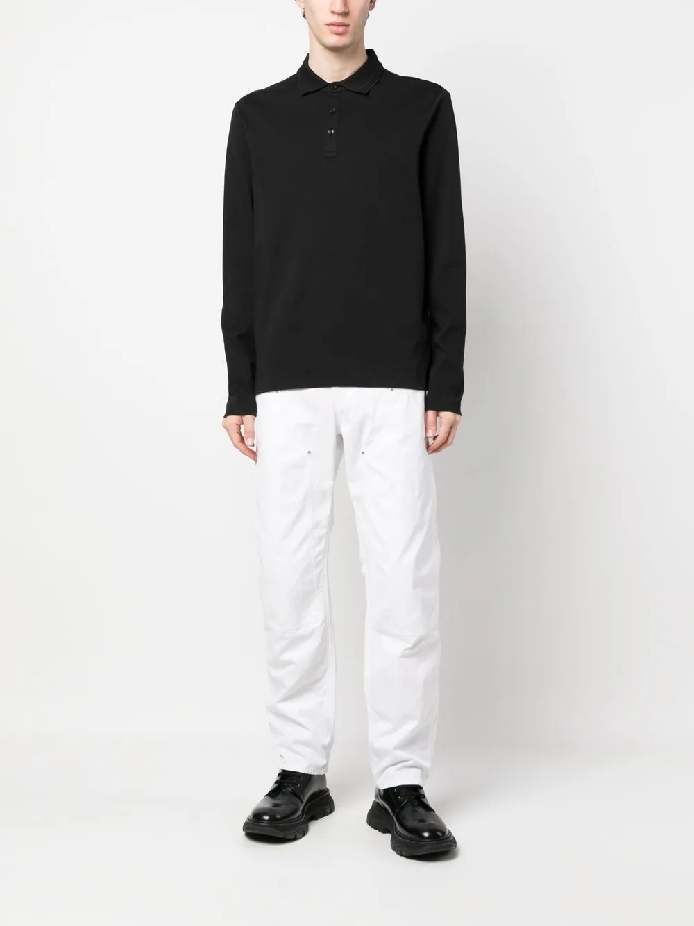 Herren Michael Kors Langärmeliges Poloshirt 2 Herren Michael Kors Langärmeliges Poloshirt – Bild 2