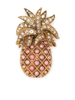 Damen Roberto Cavalli Brosche Mit Kristallen