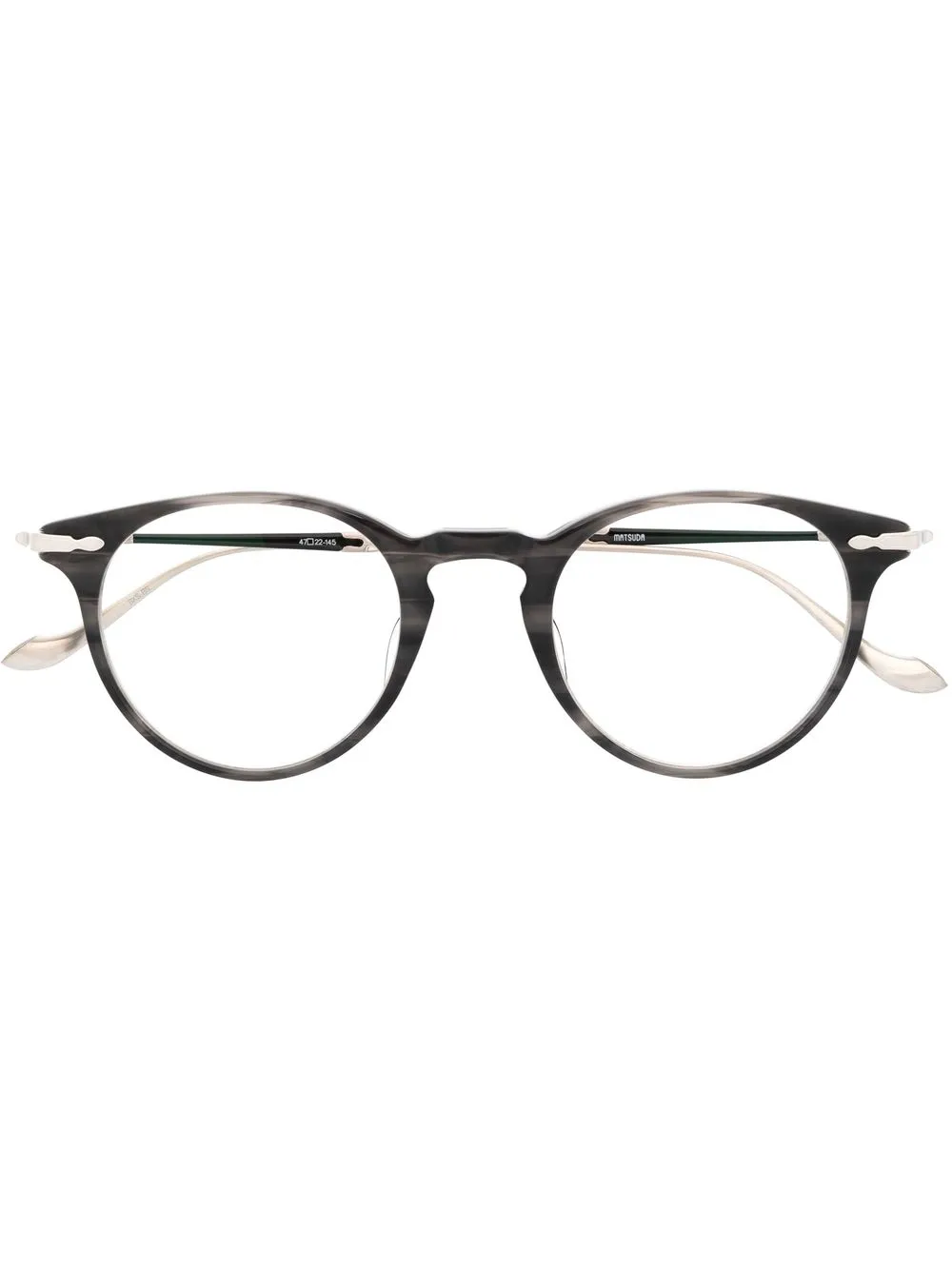 Damen Matsuda Brille Mit Rundem Gestell 1 Damen Matsuda Brille Mit Rundem Gestell