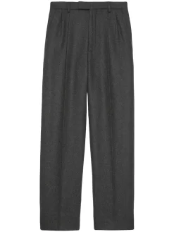 Herren Gucci Kaschmirhose Mit Geradem Bein