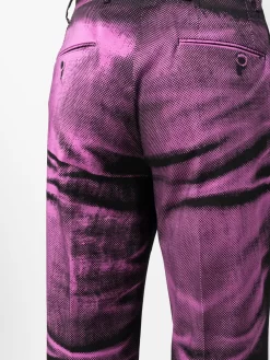 Herren Moschino Hose Mit Shadows-Print -Modekollektions geschäft 19453840 44931688 1000