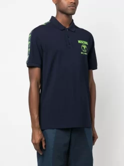 Herren Moschino Poloshirt Mit Logo-Print -Modekollektions geschäft 19471804 43500728 1000