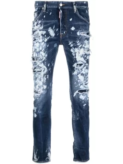 Herren Dsquared2 Jeans Im Distressed-Look
