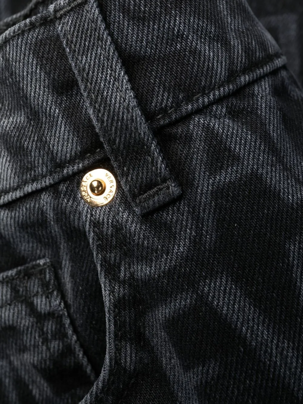 Herren Versace Straight-Leg-Jeans Mit Logo-Print 6 Herren Versace Straight-Leg-Jeans Mit Logo-Print – Bild 6