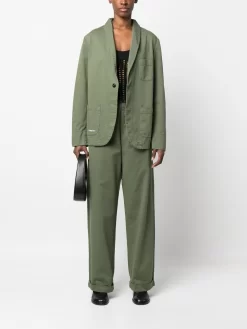 Herren Société Anonyme Einreihiger Blazer Mit Logo-Print -Modekollektions geschäft 19512465 43582881 1000