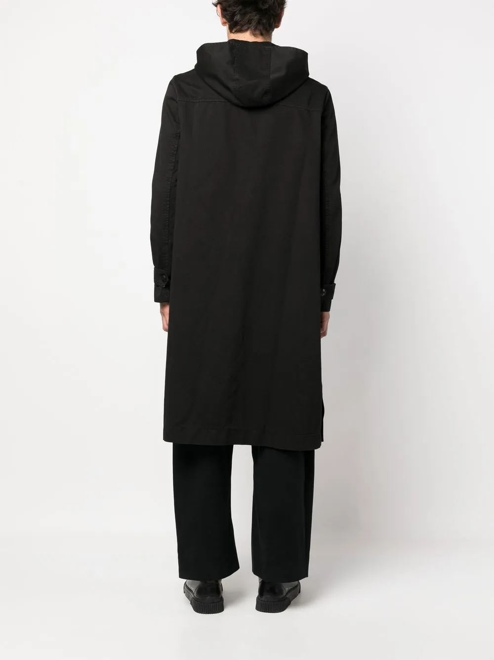 Herren Société Anonyme Einreihiger Kapuzenmantel 5 Herren Société Anonyme Einreihiger Kapuzenmantel – Bild 5