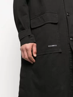 Herren Société Anonyme Einreihiger Kapuzenmantel 11 Herren Société Anonyme Einreihiger Kapuzenmantel -Modekollektions geschäft 19514111 43721636 1000