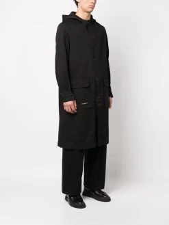 Herren Société Anonyme Einreihiger Kapuzenmantel 9 Herren Société Anonyme Einreihiger Kapuzenmantel -Modekollektions geschäft 19514111 43721638 1000