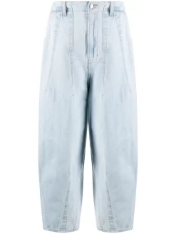 Herren Société Anonyme Tapered-Jeans Mit Hohem Bund