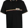 Herren Gcds Poloshirt Mit Gewelltem Logo-Print