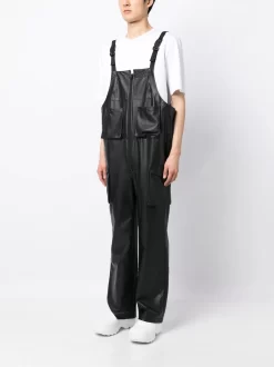 Herren Off Duty Overall Aus Faux-Leder -Modekollektions geschäft 19559369 44915253 1000