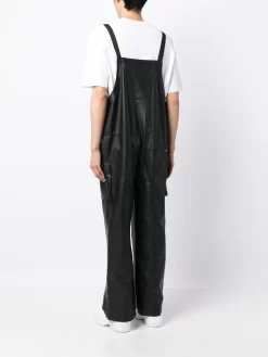 Herren Off Duty Overall Aus Faux-Leder -Modekollektions geschäft 19559369 44915255 1000