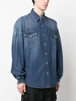 Herren Alexander McQueen Geknöpftes Jeanshemd 7 Herren Alexander McQueen Geknöpftes Jeanshemd -Modekollektions geschäft 19579702 43785124 1000