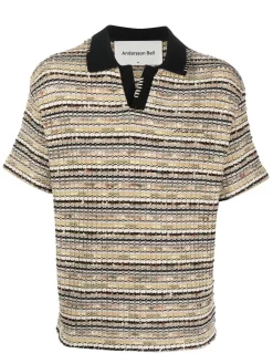 Herren Andersson Bell Gestricktes Poloshirt
