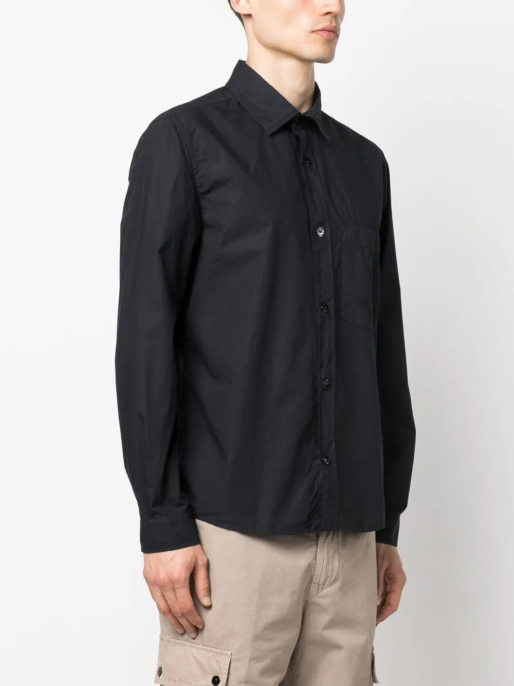 Herren Stone Island Langärmeliges Hemd 3 Herren Stone Island Langärmeliges Hemd – Bild 3