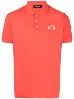 Herren Dsquared2 Poloshirt Mit Logo-Print