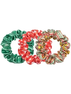 Beauty Slip Three-pack Positano Large Scrunchies