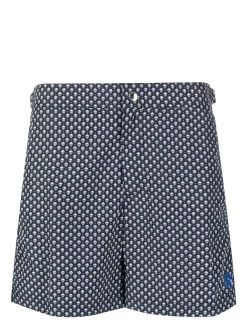 Herren Alexander McQueen Shorts Mit Totenkopf-Print