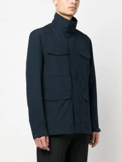 Herren Save The Duck Parka Mit Stehkragen -Modekollektions geschäft 19624138 44004393 1000