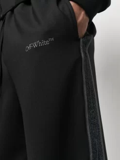 Herren Off-White Jogginghose Mit Logo-Stickerei -Modekollektions geschäft 19660957 44050638 1000
