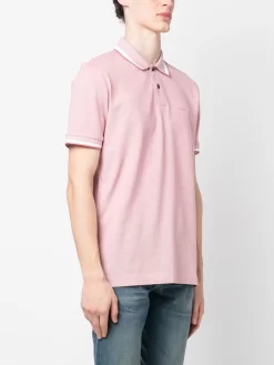 Herren BOSS Poloshirt Mit Gestreiften Details -Modekollektions geschäft 19667369 43984408 1000