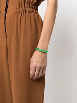 Aurélie Bidermann Damen Aurelie Bidermann Armspange Mit Streifendetail -Modekollektions geschäft 19677834 44968260 1000