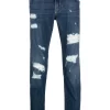 Herren Dolce & Gabbana Gerade Jeans Im Distressed-Look