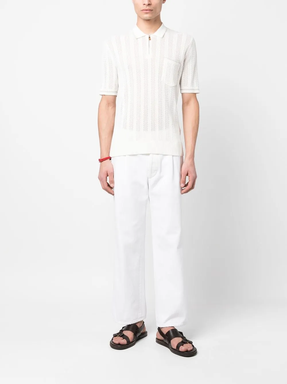 Herren Eleventy Gestricktes Poloshirt 2 Herren Eleventy Gestricktes Poloshirt – Bild 2