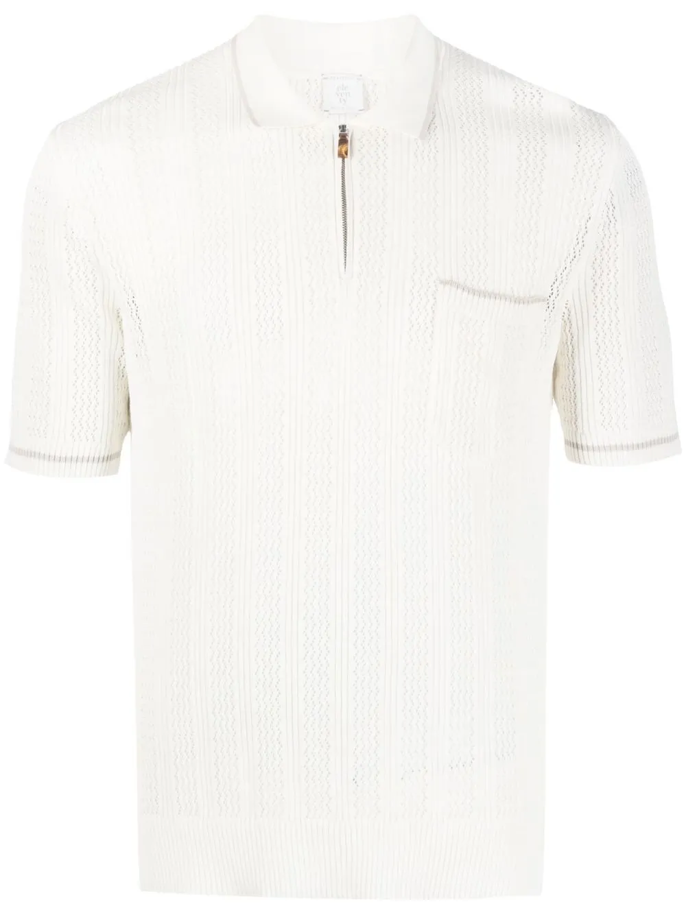 Herren Eleventy Gestricktes Poloshirt 1 Herren Eleventy Gestricktes Poloshirt