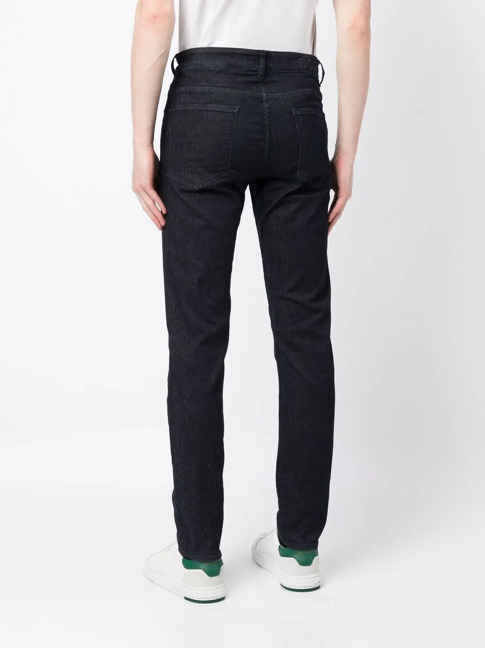 Herren BOSS Schmale Jeans Mit Logo-Prägung 4 Herren BOSS Schmale Jeans Mit Logo-Prägung – Bild 4