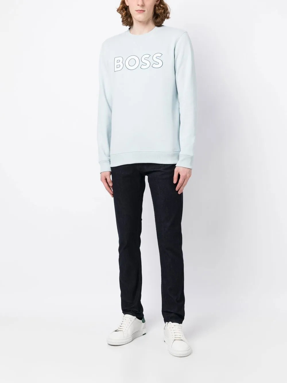 Herren BOSS Schmale Jeans Mit Logo-Prägung 2 Herren BOSS Schmale Jeans Mit Logo-Prägung – Bild 2
