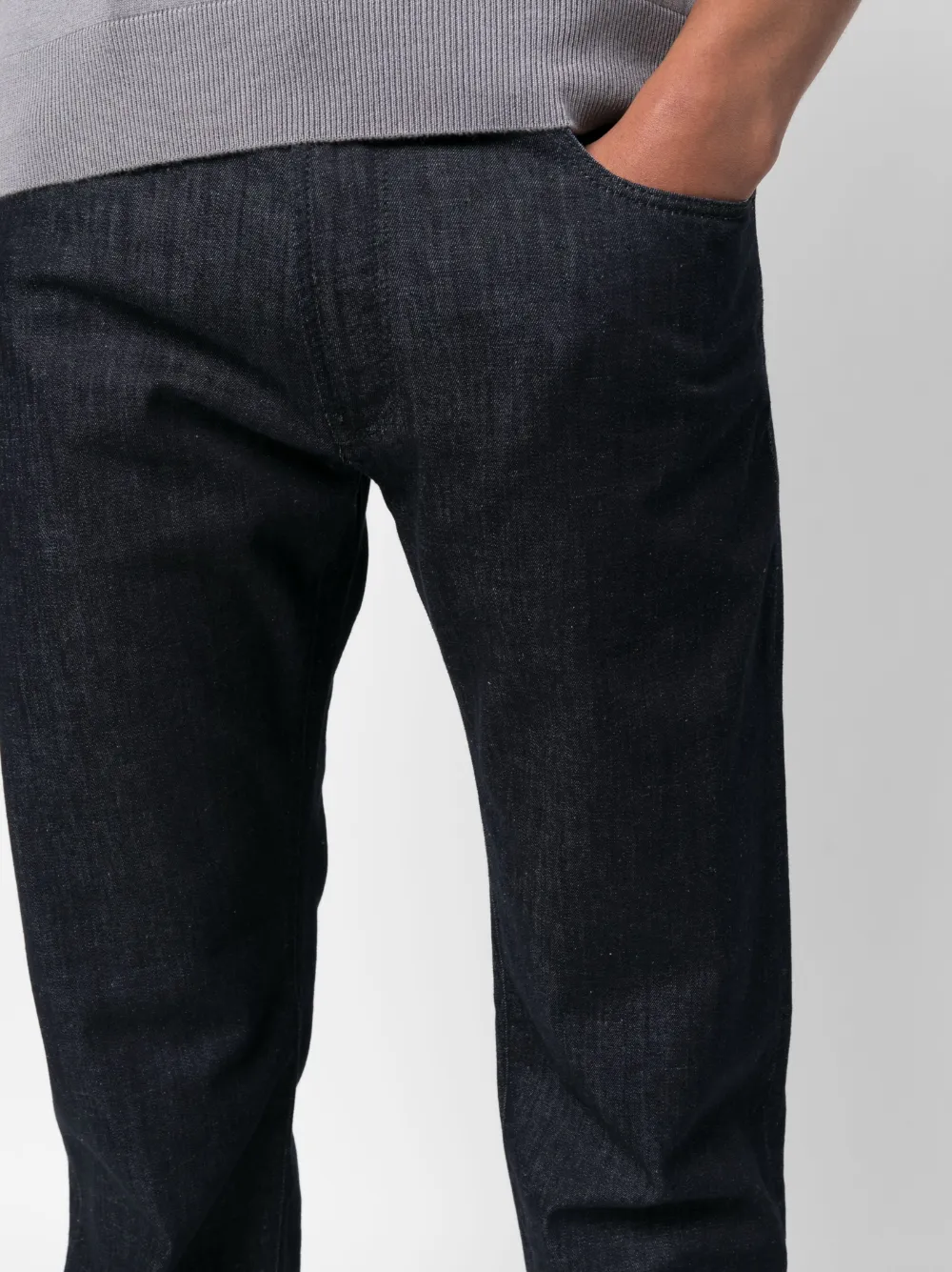 Herren Giorgio Armani Dunkle Straight-Leg-Jeans 5 Herren Giorgio Armani Dunkle Straight-Leg-Jeans – Bild 5